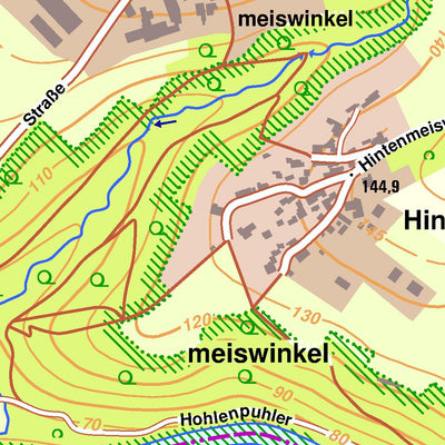 Bezirksregierung Köln Solingen 5 (1:10,000) digital map