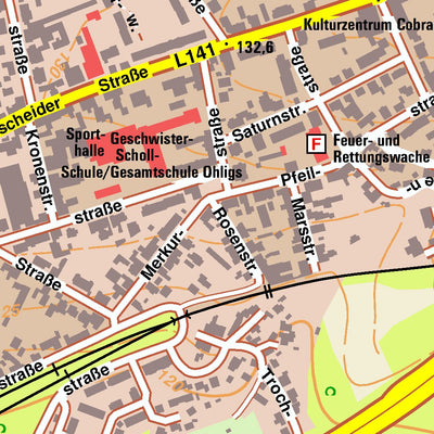 Bezirksregierung Köln Solingen 6 (1:10,000) digital map