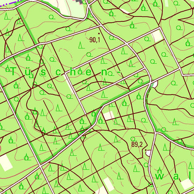 Bezirksregierung Köln Sonsbeck (1:25,000) digital map