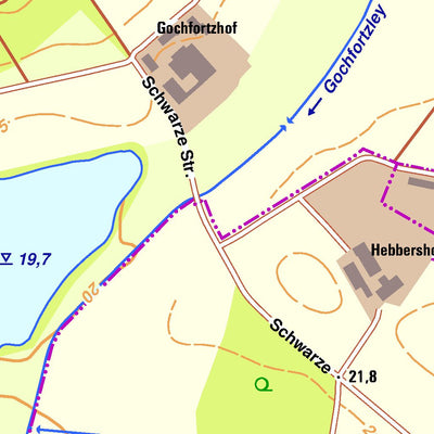 Bezirksregierung Köln Sonsbeck 3 (1:10,000) digital map