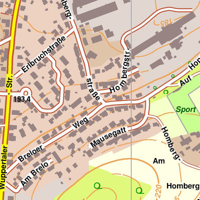 Bezirksregierung Köln Sprockhövel 1 (1:10,000) digital map