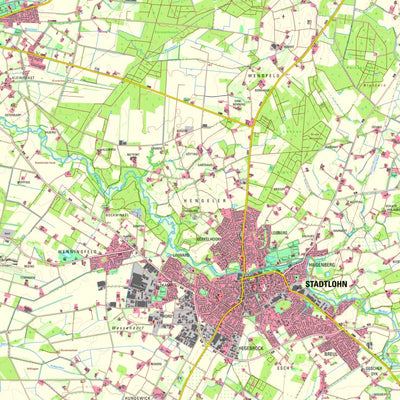 Bezirksregierung Köln Stadtlohn 1 (1:25,000) digital map