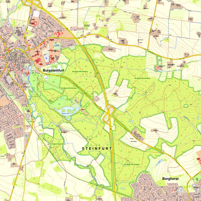 Bezirksregierung Köln Steinfurt 1 (1:10,000) digital map