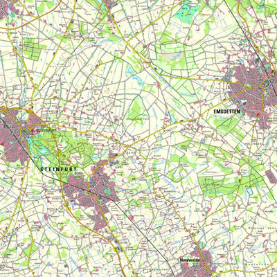 Bezirksregierung Köln Steinfurt (1:50,000) digital map