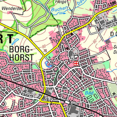 Bezirksregierung Köln Steinfurt (1:50,000) digital map