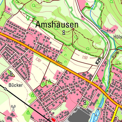 Bezirksregierung Köln Steinhagen (1:25,000) digital map