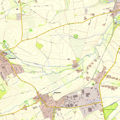 Bezirksregierung Köln Steinheim 1 (1:10,000) digital map