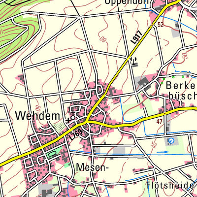 Bezirksregierung Köln Stemwede 1 (1:50,000) digital map