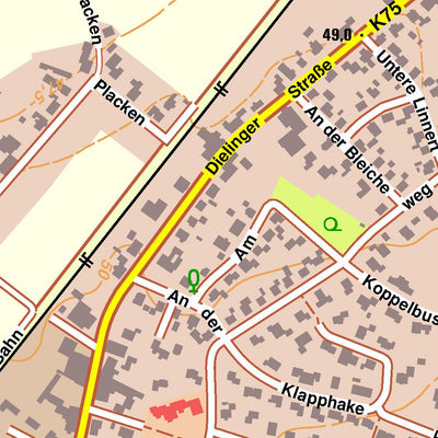 Bezirksregierung Köln Stemwede 13 (1:10,000) digital map