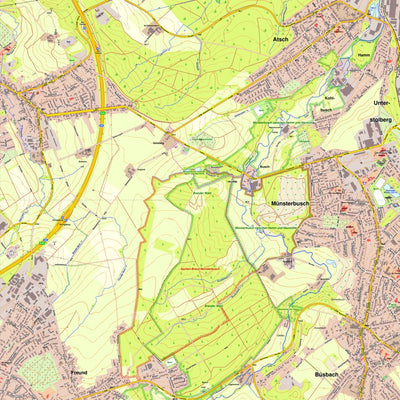 Bezirksregierung Köln Stolberg (Rhld.) 5 (1:10,000) digital map