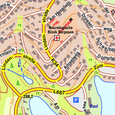 Bezirksregierung Köln Sundern (Sauerland) 7 (1:10,000) digital map