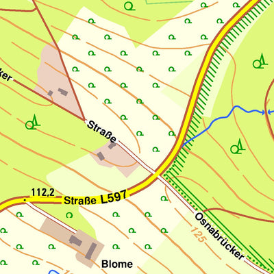 Bezirksregierung Köln Tecklenburg 1 (1:10,000) digital map