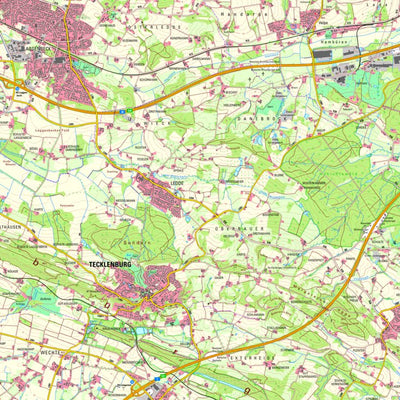 Bezirksregierung Köln Tecklenburg (1:25,000) digital map