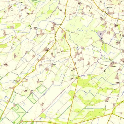 Bezirksregierung Köln Tecklenburg 4 (1:10,000) digital map