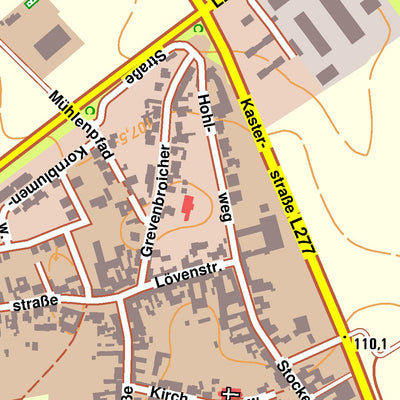 Bezirksregierung Köln Titz 4 (1:10,000) digital map