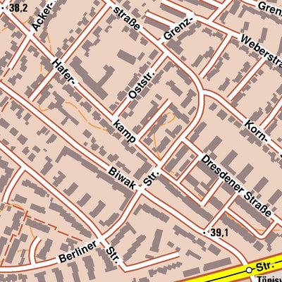 Bezirksregierung Köln Tönisvorst 2 (1:10,000) digital map