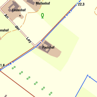 Bezirksregierung Köln Uedem 1 (1:10,000) digital map