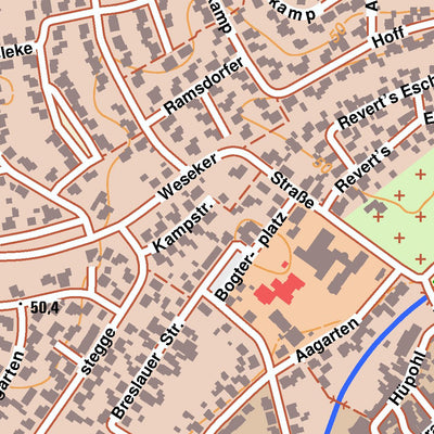 Bezirksregierung Köln Velen 4 (1:10,000) digital map