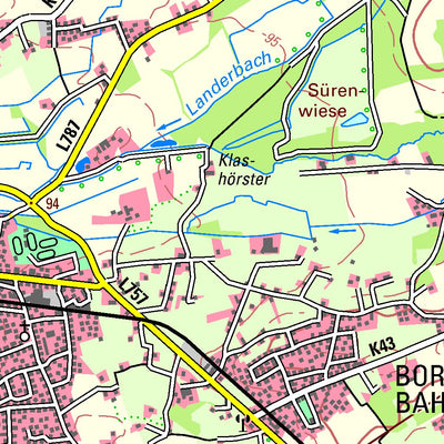 Bezirksregierung Köln Verl (1:50,000) digital map