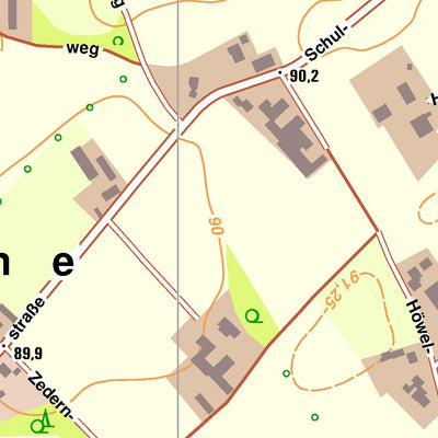 Bezirksregierung Köln Verl 2 (1:10,000) digital map