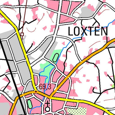 Bezirksregierung Köln Versmold (1:100,000) digital map