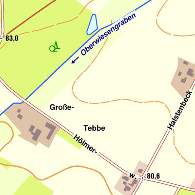 Bezirksregierung Köln Versmold 2 (1:10,000) digital map