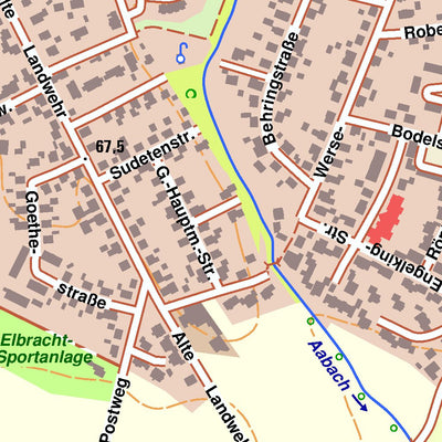 Bezirksregierung Köln Versmold 4 (1:10,000) digital map