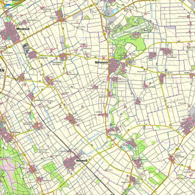 Bezirksregierung Köln Vettweiß (1:50,000) digital map