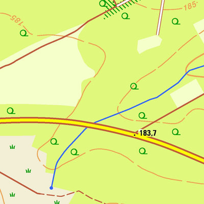 Bezirksregierung Köln Vettweiß 7 (1:10,000) digital map