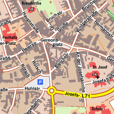 Bezirksregierung Köln Viersen 1 (1:10,000) digital map
