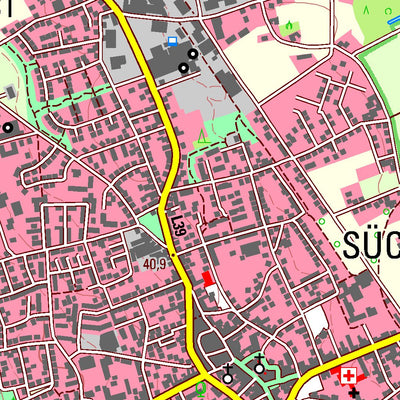 Bezirksregierung Köln Viersen (1:25,000) digital map