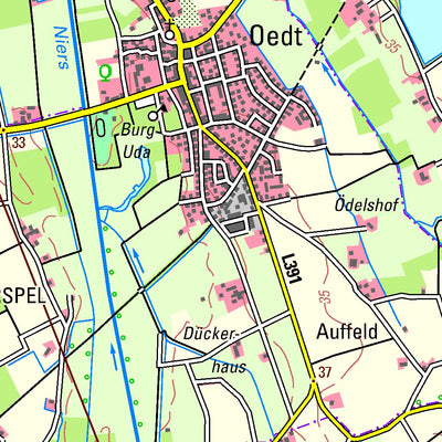 Bezirksregierung Köln Viersen (1:50,000) digital map