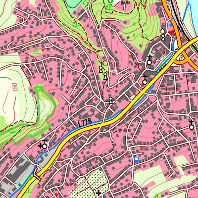 Bezirksregierung Köln Vlotho (1:25,000) digital map