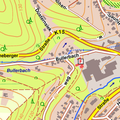 Bezirksregierung Köln Vlotho 2 (1:10,000) digital map