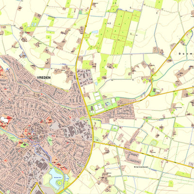 Bezirksregierung Köln Vreden 12 (1:10,000) digital map