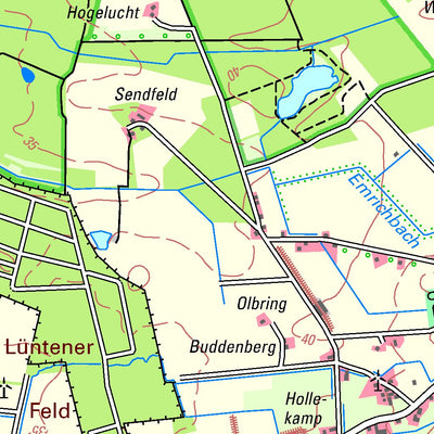 Bezirksregierung Köln Vreden 2 (1:50,000) digital map