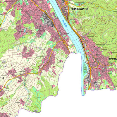 Bezirksregierung Köln Wachtberg 1 (1:25,000) digital map