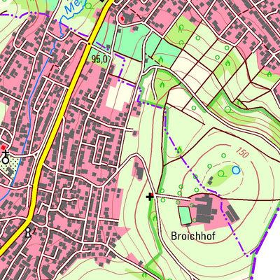 Bezirksregierung Köln Wachtberg 1 (1:25,000) digital map