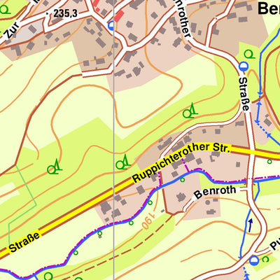 Bezirksregierung Köln Waldbröl (1:10,000) digital map