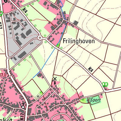 Bezirksregierung Köln Waldfeucht (1:25,000) digital map
