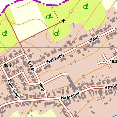 Bezirksregierung Köln Waldfeucht 2 (1:10,000) digital map