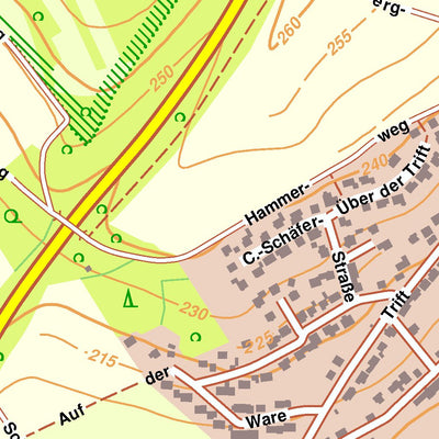 Bezirksregierung Köln Warburg 11 (1:10,000) digital map