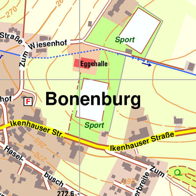 Bezirksregierung Köln Warburg 2 (1:10,000) digital map
