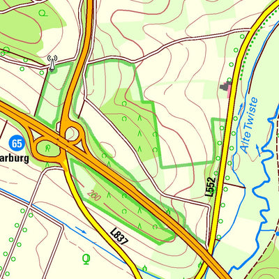 Bezirksregierung Köln Warburg 2 (1:25,000) digital map