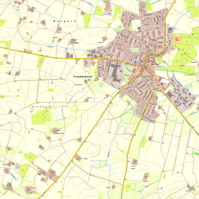 Bezirksregierung Köln Warendorf 1 (1:10,000) digital map