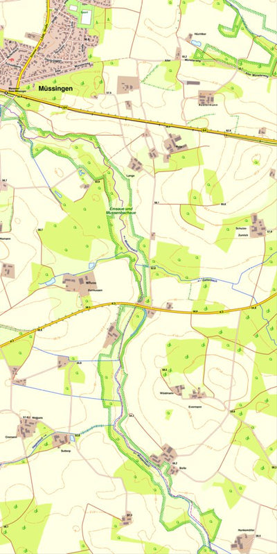 Bezirksregierung Köln Warendorf 15 (1:10,000) digital map