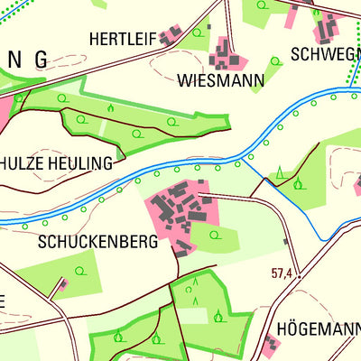 Bezirksregierung Köln Warendorf 2 (1:25,000) digital map