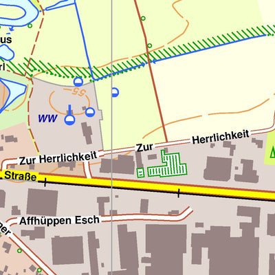 Bezirksregierung Köln Warendorf 4 (1:10,000) digital map