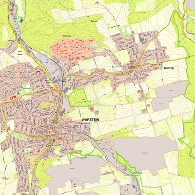 Bezirksregierung Köln Warstein 2 (1:10,000) digital map