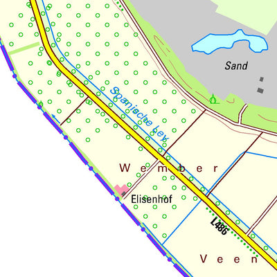 Bezirksregierung Köln Weeze 3 (1:25,000) digital map